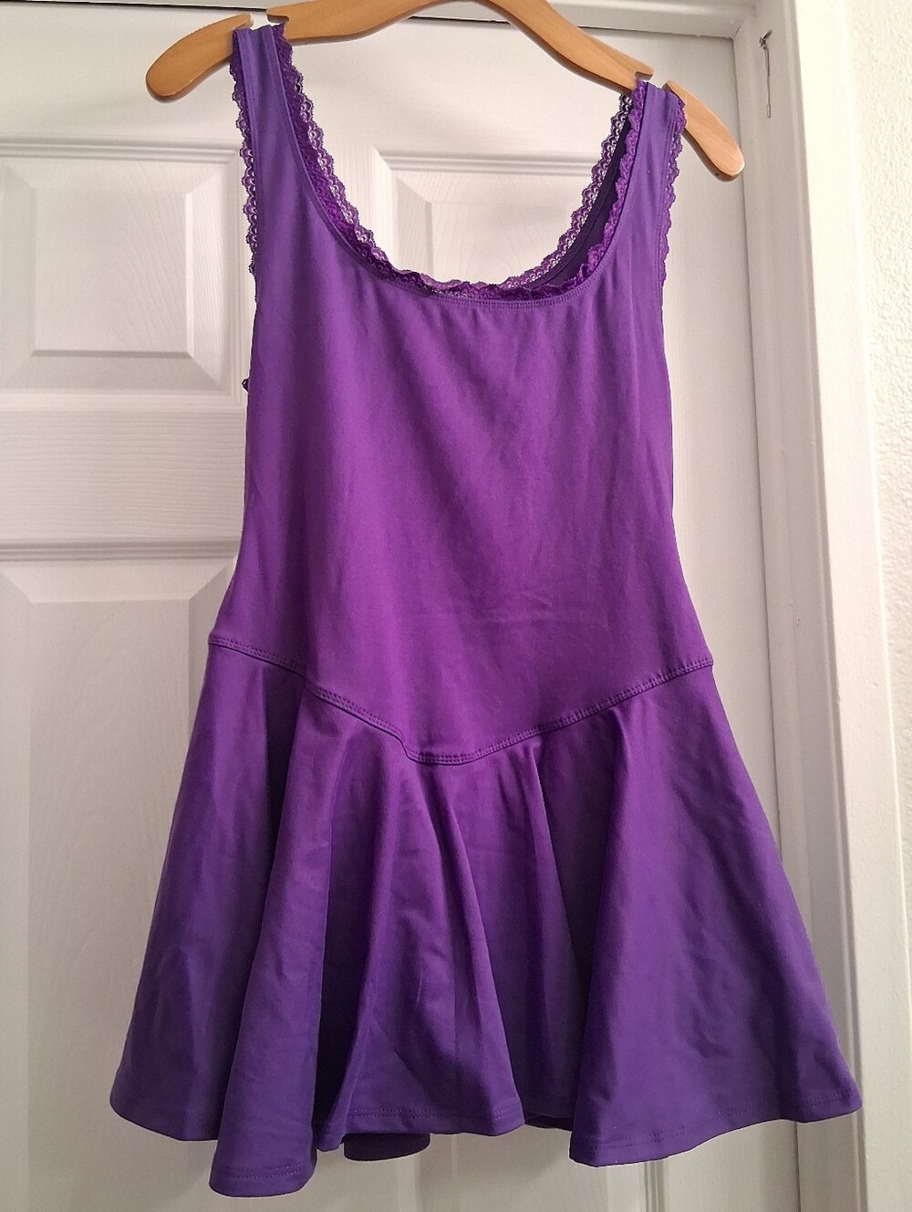 Wild Fable Purple Lace Trimed Dress Romer Mini Small
